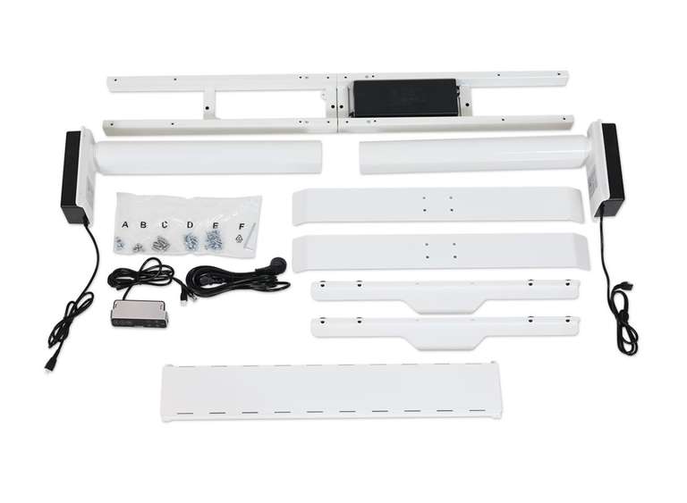 Flexispot Tischgestell E8 ( höhenverstellbar 60-125cm, 4 Memory-Speicherplätze, Kabelmanagement-System, erhältlich in weiß und schwarz )