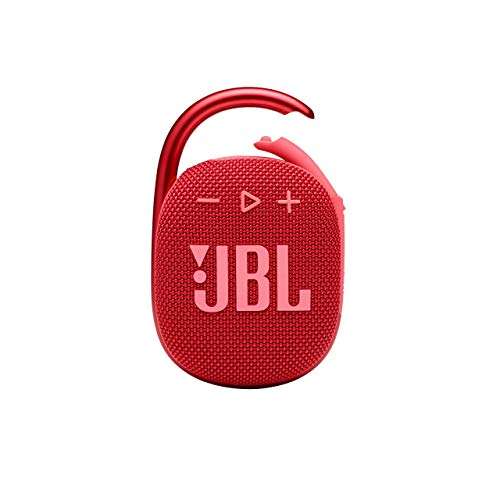 JBL Clip 4 Bluetooth Lautsprecher Wasserfest, staubfest Rot