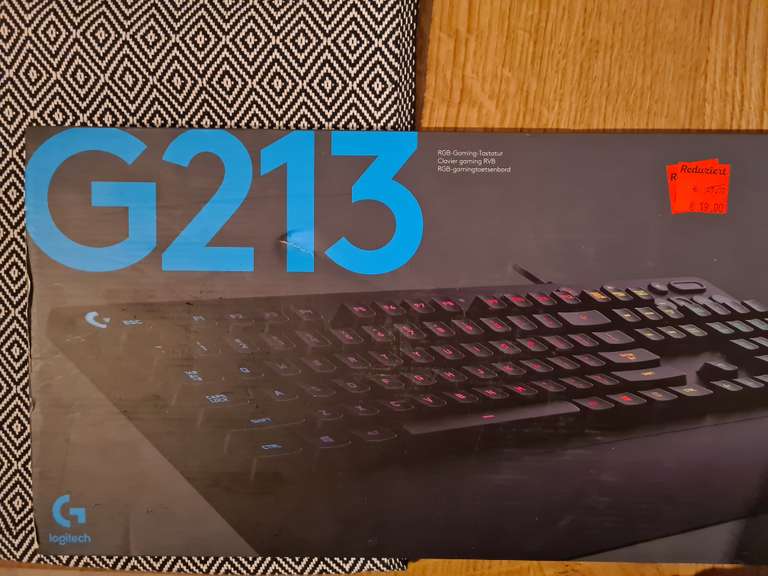 Logitech G213 RGB Gaming Tastatur, Abverkauf im Aldi Nord Kassel