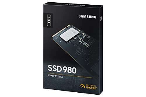 SAMSUNG 980 Festplatte, 1 TB SSD M.2 NVMe PCIe 3.0