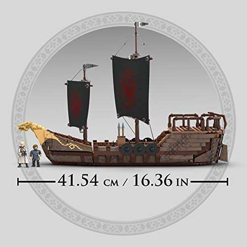 [Klemmbausteine] Mattel Mega Construx Game of Thrones Targaryen Warship (GPB29) für 49,99 Euro [Amazon]
