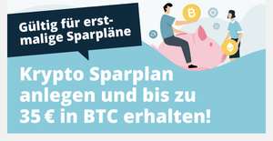 35€ in Bitcoin für den erstmaligen Sparplan [BISON]