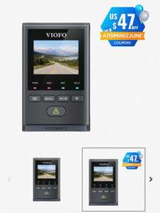 Viofo A119 Mini 2, Dashcam, Auto, Sony Starvis 2 Image Sensor