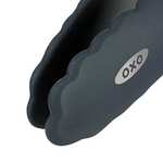 OXO Good Grips Zange – hitzebeständige Grillzange aus Edelstahl mit Silikonspitzen,– 23 cm - Prime