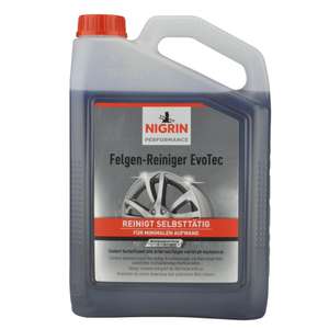 NIGRIN EvoTec Felgenreiniger, 3 Liter, selbstaktiver Reiniger für alle Felgen, säurefrei, mit Wirk-Indikator für 14,99€ (Prime)