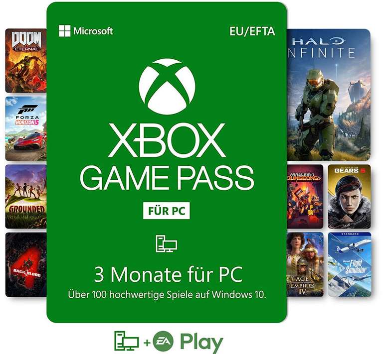 Xbox Game Pass (PC) 3 Monate kostenlos für ausgewählte User (Neukunden)