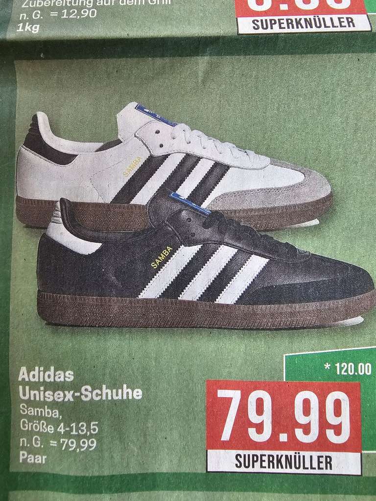 Adidas Samba OG blaues Etikett bei Marktkauf  jetzt gnstig shoppen |  mydealz