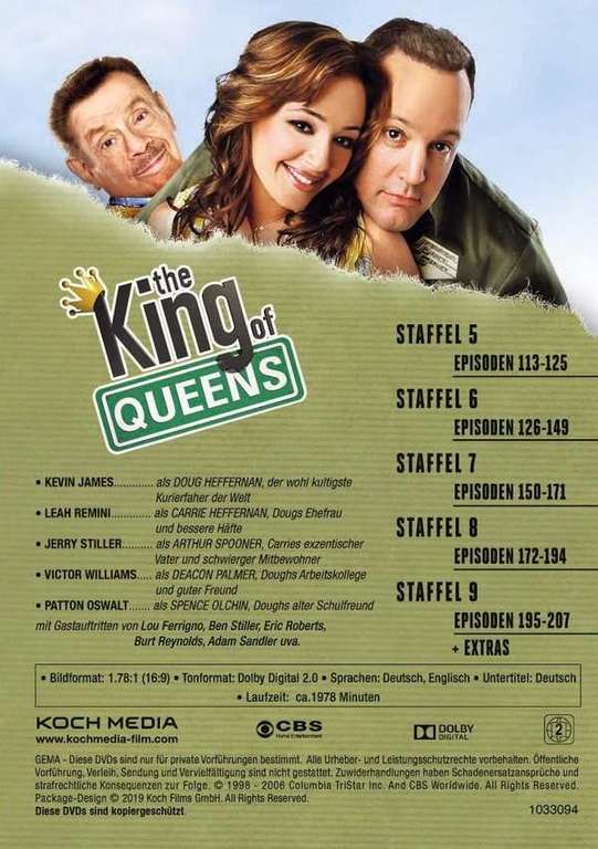 King Of Queens - Komplette Serie (Remastered) (Blu-ray)