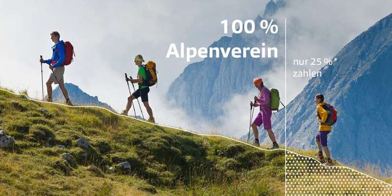 [Österreicher Alpenverein] Neumitglieder zahlen nur 25%