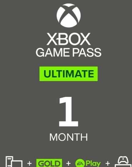 [EU] Xbox Game Pass Ultimate – 1 Monat Mitgliedschaft (Xbox/Windows) Non-stackable Key