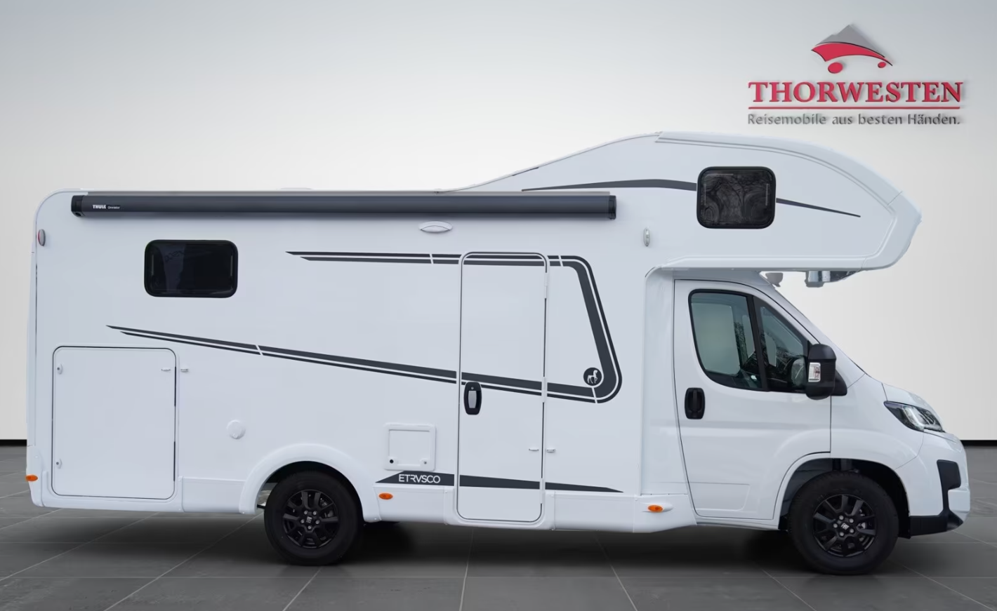 Etrusco A-Modell Base 6.9 SB Alkoven / 140PS / 5 Schlafplätze / 2xIsofix / Einzelbetten / 4m Markise / Rahmenfenster / dt. Neufahrzeug