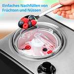 MEDION Eismaschine mit Kompressor (Eiscremebereiter & Yoghurt Maker, Joghurtmaschine, 1,5 Liter, 150 Watt, MD 18387)