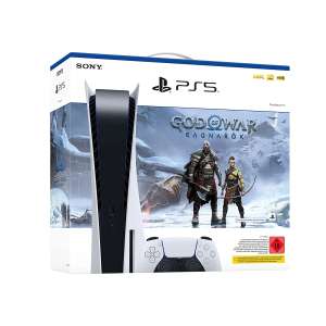 Sony PlayStation 5 PS5 Disk Edition 825GB + God of War Ragnarök weiß (Bestpreis)