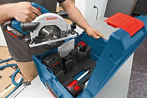 [Prime Day] Bosch Professional Akku Kreissäge GKS 18V-57 G (Sägeblatt-Ø: 165 mm, Schnitttiefe: 57 mm, ohne Akkus und Ladegerät, in L-Boxx)