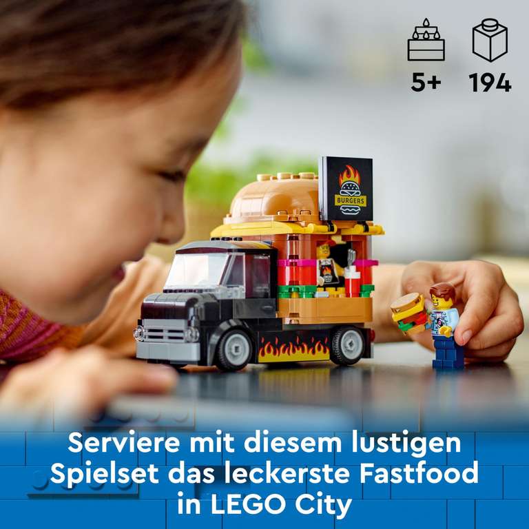 LEGO City - Burger-Truck (60404) für 13,32 Euro [Amazon Prime]