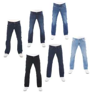 Mustang Herren Jeans Oregon Bootcut (Größen von W30 - W40 und 30L - 36L; Farben: 7 verschiedene Demin Blautöne und Schwarz)