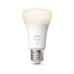 PERSONALISIERT Philips Hue White E27 Lampe,806lm, dimmbar, warmweißes Licht, steuerbar via App, kompatibel mit Amazon Alexa (Echo, Echo Dot)