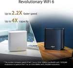 Asus ZenWiFi AX (XT8) AX6600 WLAN Router 5GHz, 2.4GHz 6.6 GBit/s