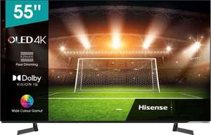 Otto: Hisense 55A8G OLED TV (55 Zoll, 4K, Smart-TV, Dolby Vision IQ, Dolby Atmos, 60 hz) für 649,60€ (alternativ bei Amazon für 619,65€)