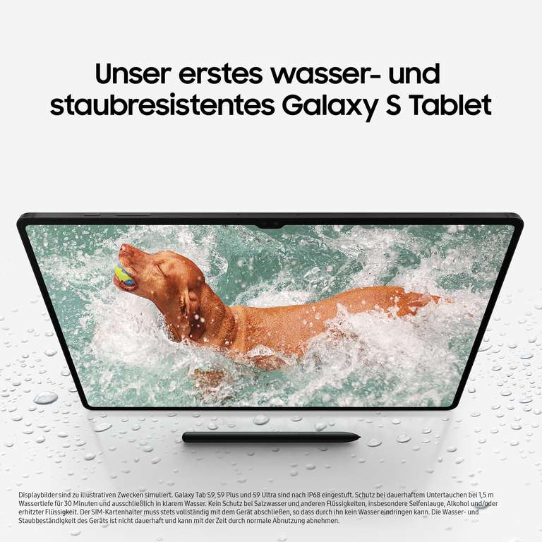 Samsung Galaxy Tab S9 128GB inkl. 36 Monaten Garantie (AMAZON)