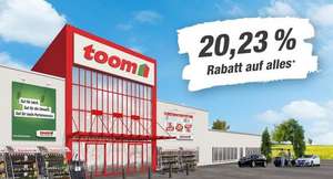 [Lokal Alsdorf] Toom Neueröffnung - 20,23 % auf Alles - vom 18.09 bis 23.09.2023
