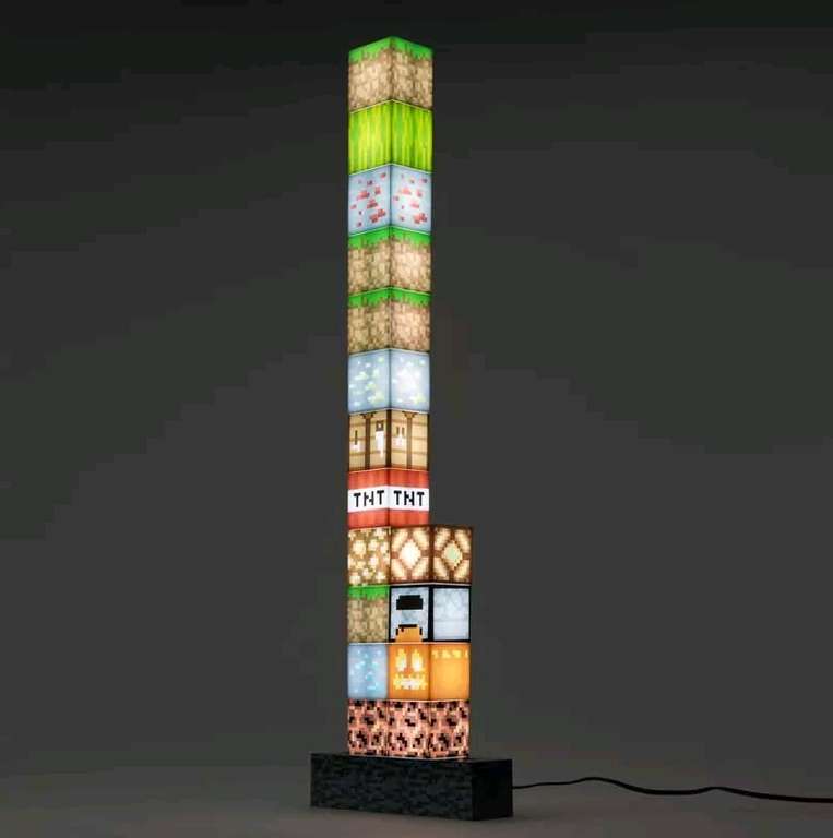 Paladone Dekolichter, z.B. Paladone MINECRAFT BLOCK Building Dekolicht (auch Super Mario Bros Build A Level Light für 20,95 € verfügbar)