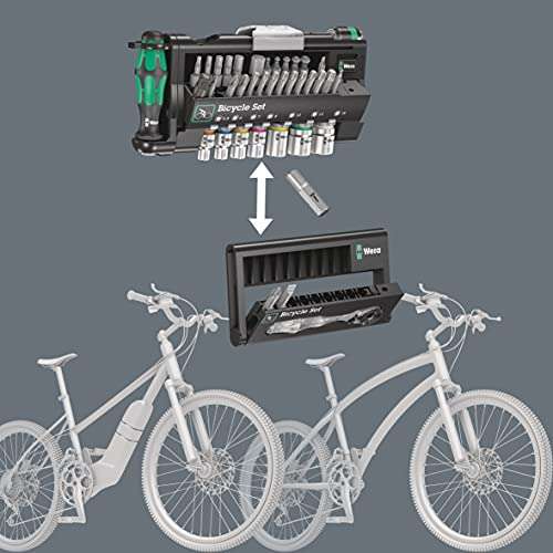 Wera Bicycle Set - Fahrradset 3 Zyklop MINI - 39-teilig - in Tasche für 55,59€