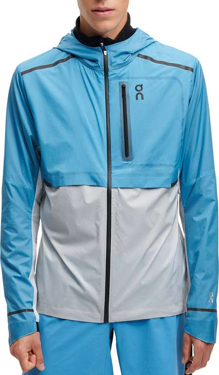 On Running Weather Jacket (nur L und blau)