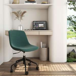 Flexichair | höhenverstellbarer Schreibtischstuhl | bis 115 kg | vier verschiedene Farben (Grün, Blau, Rosa, Grau)