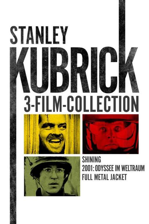 Stanley Kubrick 3-Film-Collection in 4k HDR * Full Metal Jacket / 2001 - Odyssee im Weltraum / Shining (Kauf-Stream)