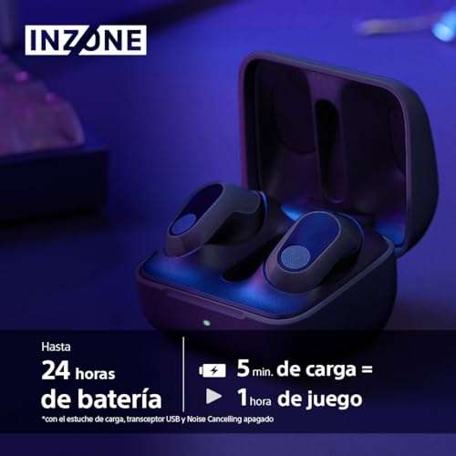 Sony INZONE Buds - True Wireless Gaming Kopfhörer, 360 Spatial Sound, leicht, bequeme Passform, Active Noise Cancelling, AI-Mikrofon