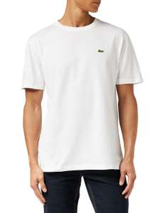 [Prime] Lacoste Herren T-Shirt TH7618 in Weiß (Gr. S, M, 3XL & 4XL) oder Hellgrau (Gr. XS - 3XL)
