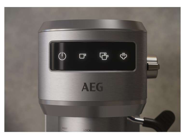 AEG Gourmet 6 Espresso Siebträgermaschine EC6-1-6ST, 1350 W