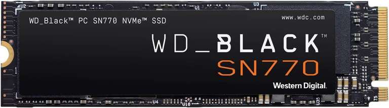 Western Digital Black SN770 PCIe 4.0 NVMe 1TB, M.2 SSD für 41,90€ (Amazon)