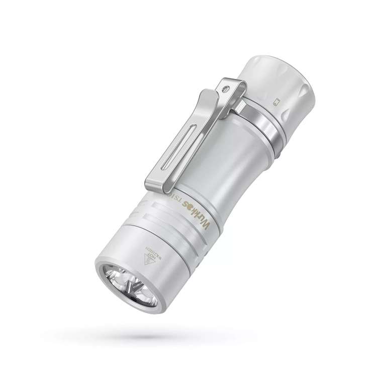 Wurkkos TS10 Mini EDC Taschenlampe Max. 1400 Lumen Aux-LEDs, Anduril 2.0