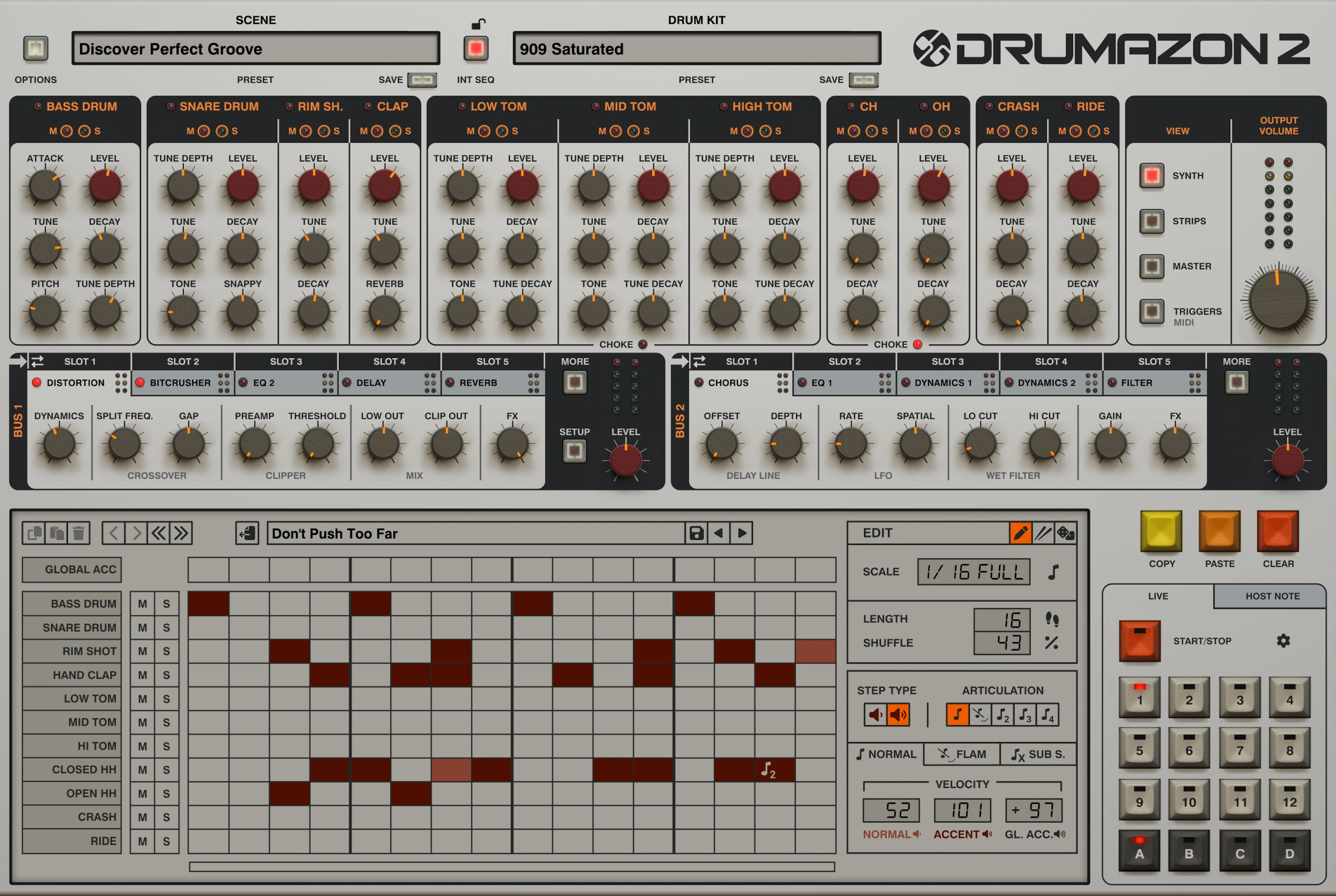 D16 Drumazon 2 tr-909 musik Produktion drum machine VST