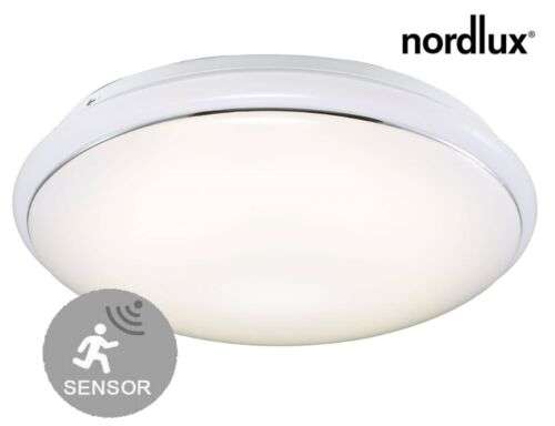Nordlux Melo LED Deckenleuchte HF SENSOR 34cm 12W Warmweiß 3000K Bewegungsmelder
