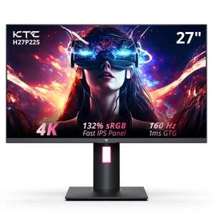 [Vorverkauf] KTC H27P22S 27 Zoll 4K Gaming Monitor, 3840×2160, 160Hz, 97,5% DCI-P3