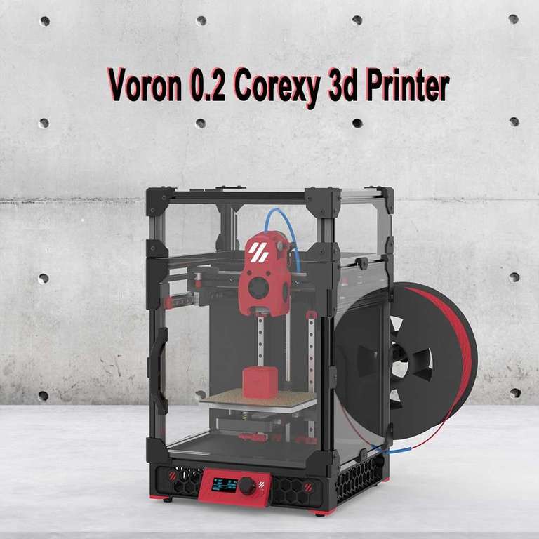 Voron V0.2 3D-Drucker Kit von Fysetc - CoreXY, 120x120x120mm Bauraum, Klipper, Mini Stealthburner (DIY-Kit ohne gedruckte Teile)