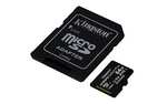 Kingston Canvas Select Plus 64GB microSD Speicherkarte, UHS-I, A1, Class 10 (inkl. SD Adapter) PRIME