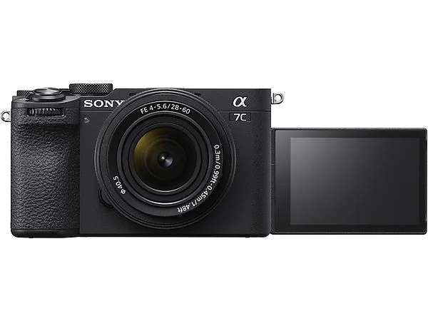 SONY Alpha 7C II Kit (ILCE-7CM2L) Vollformat Kamera mit Objektiv 28 - 60 mm, 7,5 cm Display Touchscreen, WLAN (App)