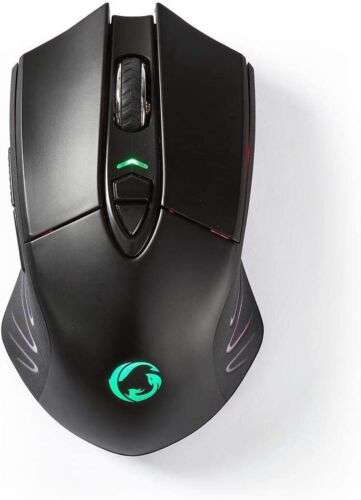 Gaming Maus Dual RGB Wireless & Kabelgebunden Mouse Einstellbar bis 10 000 DPI