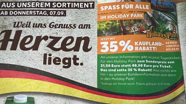 [Kaufland Rabatt] Holiday Park Pfalz Freizeitpark