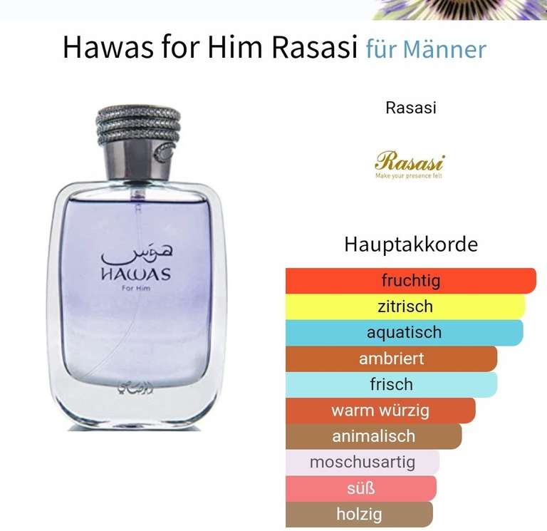 (Notino) Rasasi Hawas Eau de Parfum (100ml, Herren)