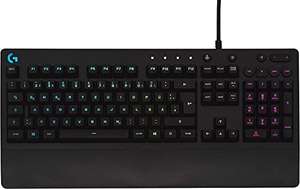 Logitech G213 Prodigy Gaming-Tastatur, RGB-Beleuchtung, Programmierbare G-Tasten, Multi-Media Bedienelemente, QWERTZ-Layout - Schwarz