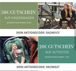 50€ Gutschein auf Kinderwagen bei Baby Walz (alle Marken) 350€ MBW