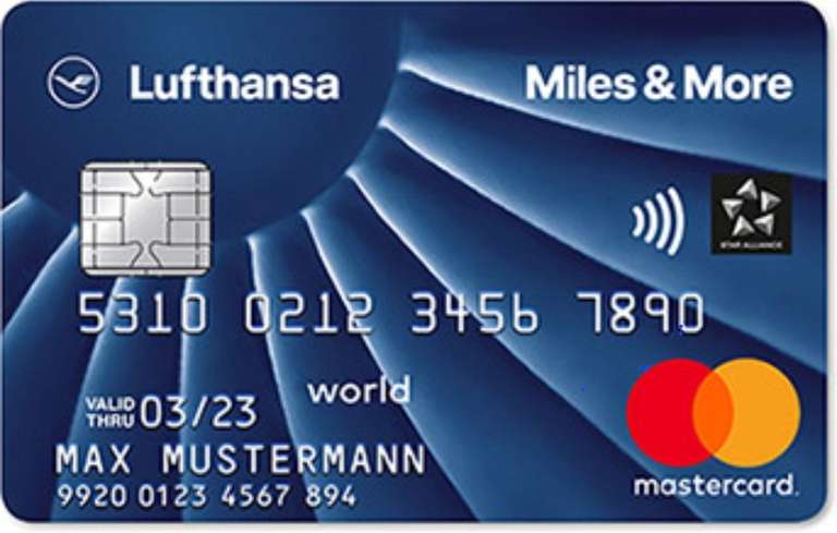 [Miles & More] Blue Credit Card 10.000 Prämienmeilen Willkommensbonus