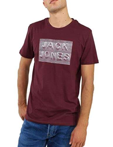[Amazon Prime] JACK & JONES Herren Crew Neck T-Shirt, port royale (M & L)