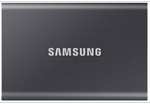 SAMSUNG Portable SSD T7 Festplatte, 1 TB SSD, extern, Titan grey