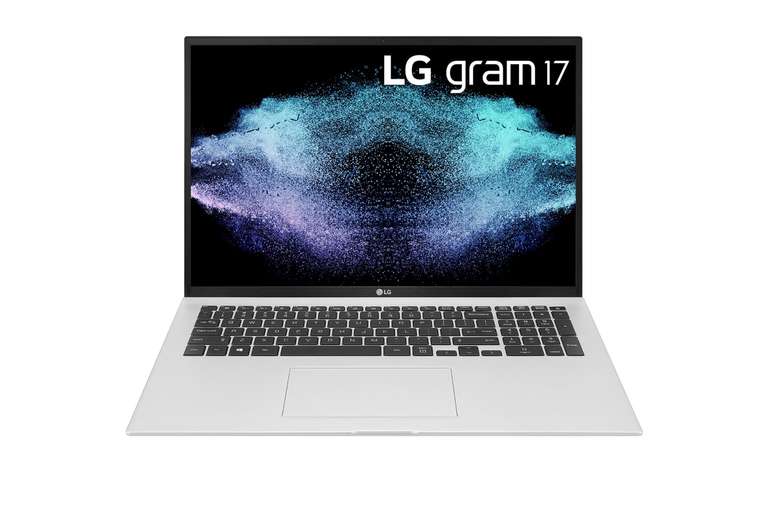 LG gram 17 2022 Laptop (17", 2560x1600, IPS, 350nits, 99% DCI-P3, i7-1260P, 32GB/1TB, 2x TB4, 2x USB-A, 80Wh, Win11, Alugehäuse, 1.35kg)